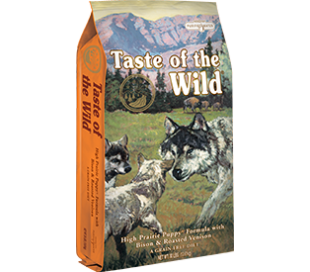 taste of the wild לכלב גור בישון וצבי 13 ק"ג