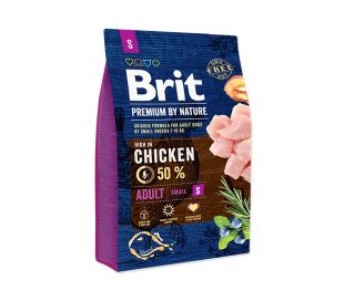 BRIT מזון לכלבים - בוגר גזע קטן S
